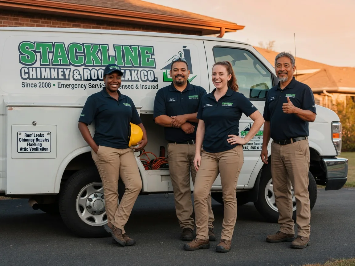 Chimney flashing repair company in Newfoundland, PA